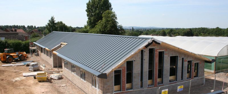 New office construction at Coles Nurseries