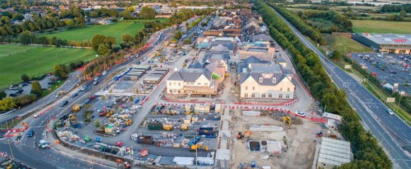 bicester village aerial view